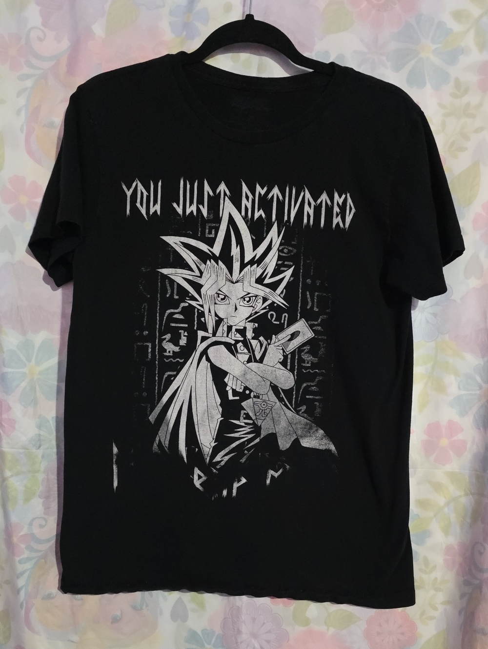 Black Graphic Yu-Gi-Oh! Inspired Men’s T-Shirt